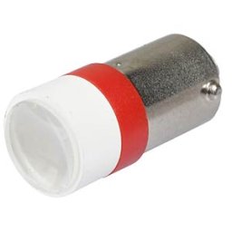 SIGNAL CONSTRUCT MELB 2202 - LED spot light, BA9s, red, 12 V, 10000 mcd, Ø10 mm, 15°