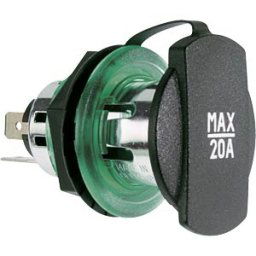 PROCAR BST 23 - Automobile power socket, up to 20 A with cover