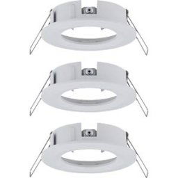 PAULMANN PLM 92480 - Installation frame for recessed spotlights, max. 3x10 W, round,