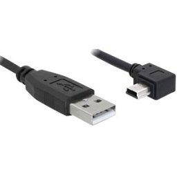 DELOCK 82683 - USB 2.0 A plug > USB mini-B 5-pin plug, angled 3.0 m