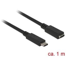 DELOCK 85533 - Delock Extension cable USB 3.0 Type-C male > female 1.0 m