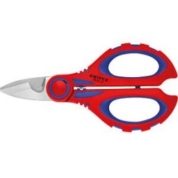 KNIPEX KN 95 05 10 SB - Electricians' shears with multi-component grips, 190 mm
