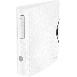 LEITZ 11060001 - 180° lever arch file Active WOW white, 80 mm