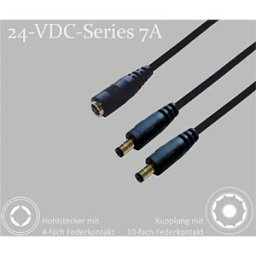 BKL 075918 - Adapter cable, 300 mm, DC coupling to 2x DC connectors