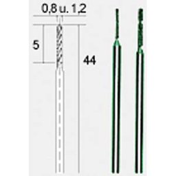 PROXXON 28255 - Diamond twist drills, 0.8 mm and 1.2 mm, pack of 2