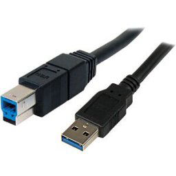 STARTECH.COM ST USB3SAB3MBK - USB 3.0 Cable, A Male to B Male, 1 m