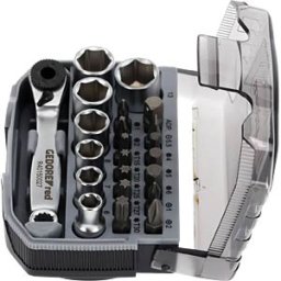 GEDORE WERKZEUG GEDO R49005023 - Bit ratchet set 1/4'' with adaptor compact 23 pcs