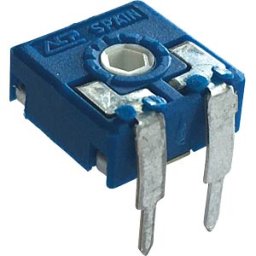 ARAGONESA DE COMPONENTES ACP 9-LRS 25K - Potentiometer, horizontal, hexagon, 9 mm, 25 KOhm