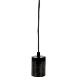 MÜLLER LICHT MLI 404098 - Pendant light, E27 socket, round, black marble