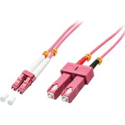 LINDY 46365 - Fibre optic cable LC/SC OM4 50/125µm 15m