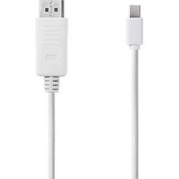 NEDIS N CCGP37400WT20 - Cable Mini DisplayPort male > DisplayPort male, 2 m, white