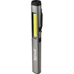 XCELL 148456 - LED pen light, 450 lm, black, rechargeable battery
