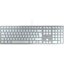 CHERRY JK-1620DE - Keyboard, Mac, cable, USB-C, DE layout