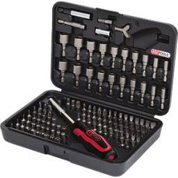 KS TOOLS GMBH KS 911.2085 - 1/4'' bit set, 122 pieces