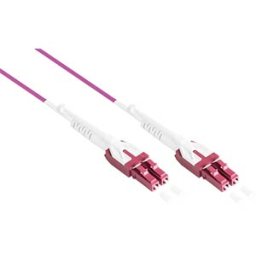 GOOD CONNECTIONS GC LW-U830LC4 - Optical Fiber Cable Duplex OM4 50/125µ LC/LC, 30m, violett