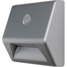 LEDVANCE LDV 075260757 - Night light, 10 lm, battery-operated, with motion sensor, silver