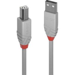 LINDY 36684 - USB 2.0 cable, A connector to B connector, 3.0 m