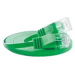 SLIM U6 2 GN - Cat.6 SLIM patch cable, U/UTP, 2,0 m, green