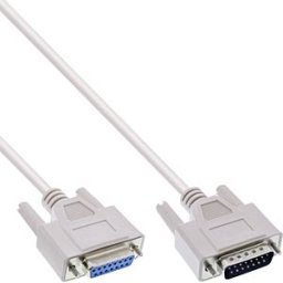 INLINE AK 012 - Joystick extension, 15-pin, plug/socket, 2.0m