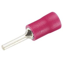 FREI PV-R - Grooved pin shoes, 0.5 - 1.0mm², red