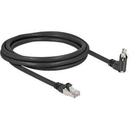DELOCK 80918 - Patch cable, Cat.6, S/FTP, with screws, 2 m
