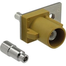 DELOCK 89811 - FAKRA K plug spring pin for soldering 1 prepunched hole