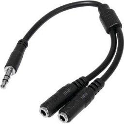STARTECH.COM ST MUY1MFFS - audio cable, 3,5 mm jack to 2x jack extension, 0,2 m