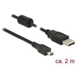 DELOCK 84914 - Cable USB 2.0 Type-A male > Mini-B male 2.0 m