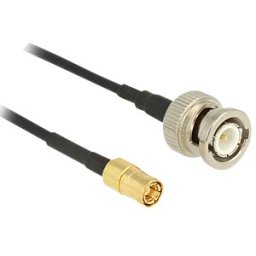DELOCK 12492 - Antenna Cable BNC Plug > SMB Plug RG-174 1 m