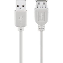 GOOBAY AK 669-5,0 GOO - USB 2.0 cable, A plug to A socket, 5.0 m