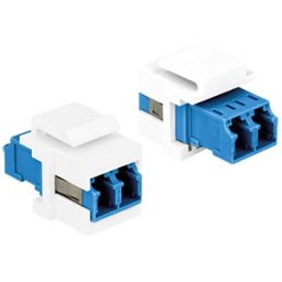 DELOCK 86357 - Keystone module LC Duplex fem.>fem.Singlemode