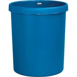 HELIT H61061-34 - Waste paper basket 30 litres, blue