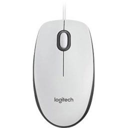 LOGITECH M100WS - Mouse, wired, white