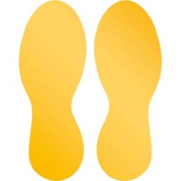 DURABLE 104704 - Adhesive marking, foot, removable, set of 5 (5 pairs)