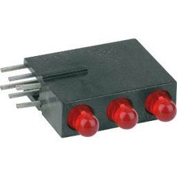 MENTOR MEN 1881.2220 - Traffic light LED module, Ø 3 mm, red/red/red