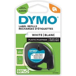 DYMO S0721660 - DYMO labelling tape, plastic, white