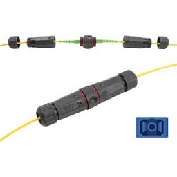 DELOCK 87868 - Fiber optic cable connector SC simplex female / female, UPC