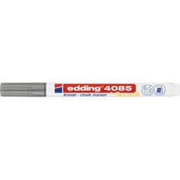 EDDING 4085SI - Chalk marker, 1 - 2 mm, silver
