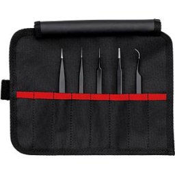 KNIPEX KN 92 00 01 ESD - Universal tweezers set, ESD, 5 pieces