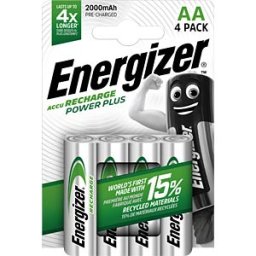 EN RPP 4X2000 - Energizer PowerPlus 4x AA rechargeable batteries, 2000 mAh