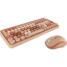 KEYSONIC 61011 - Keyboard/mouse combination, wireless, multi-coloured