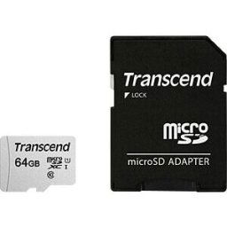 TS64GUSD300S-A - microSDXC memory card, 64 GB, Transcend 300S-A, class 10