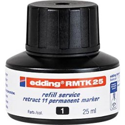 EDDING RMTK25001 - Refill ink, permanent marker, RMTK 25, black