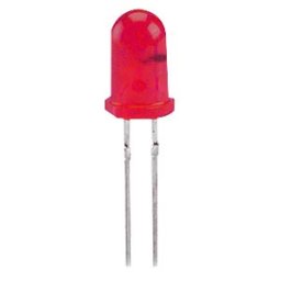 KINGBRIGHT LED BL 5MM GN - Flashing LED, 5 mm, wired, 2-pin, green, 20 mcd, 60°