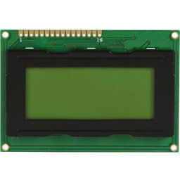 DISPLAY ELEKTRONIK LCD-PM 4X16-5 A - LCD module, 4x16, H:4.8mm, ge/gn, w.Bel.