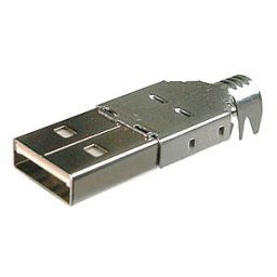FREI USB AG-KV - USB plug, series A, straight, length 13.3mm