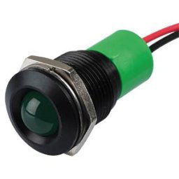 APEM APM Q16P3B G220E - Indicator LED, 220 V AC, 16 mm, wired, green/BlC
