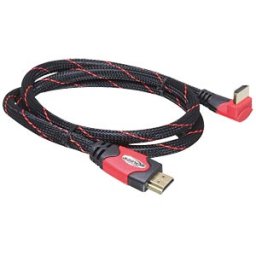 DELOCK 82686 - High-speed HDMI cable, angled down, 2 m