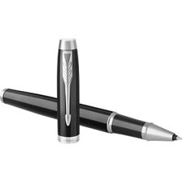 PARKER 1931658 - Rollerball pen, black, F, IM Black Lacquer
