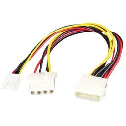 NONAME AK 3192 - Y power supply (Y cable) 2xFD,1x3.5''/5.25'', 0.2 m